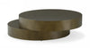 Modrest Grayson Glam Brushed Bronze Metallic Coffee Table Model VGODLZ-218C