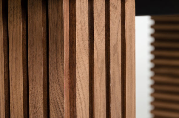 Modrest Maggie Modern Walnut And Black Ceramic Top Dining Table Model VGDWJ3555-1