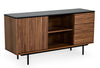 Maggie Modern Walnut and Grey Buffet