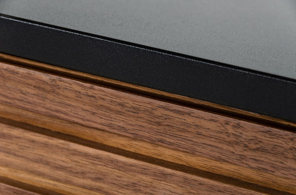 Maggie Modern Walnut and Grey Buffet