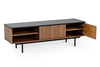 Maggie Modern Walnut and Grey TV Stand