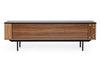 Maggie Modern Walnut and Grey TV Stand