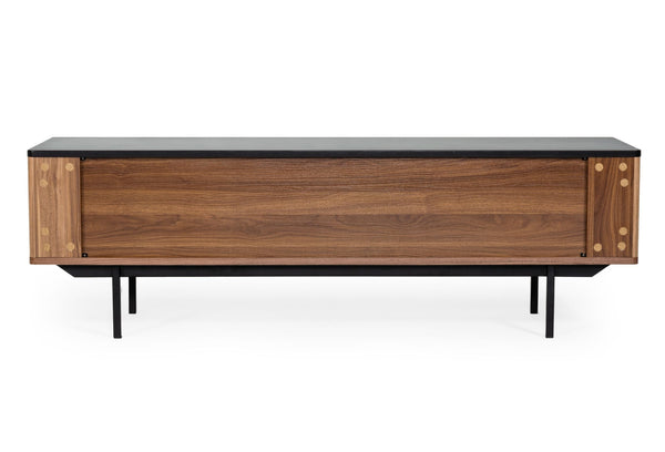 Modrest Maggie Modern Walnut And Grey Tv Stand Model VGDWJ9715