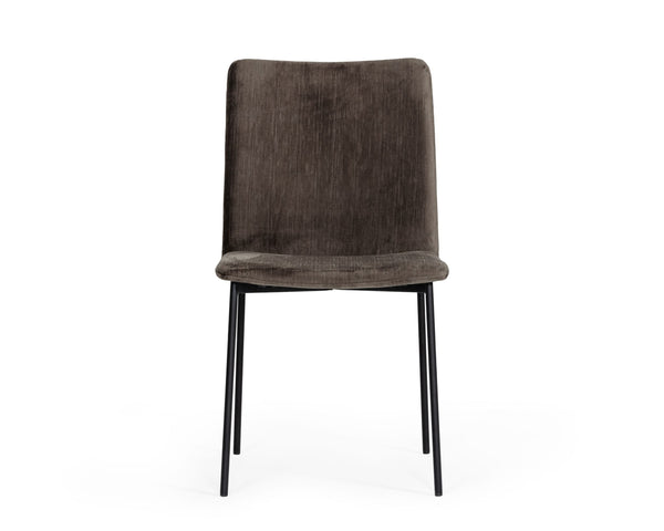 Modrest Maggie Modern Black And Brown Dining Chair (Set Of 2) Model VGDWJ10045