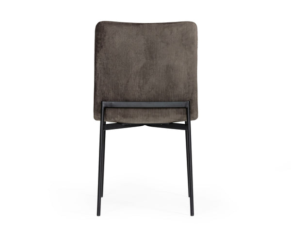 Maggie Modern Black and Brown Dining Chair (Set of 2)