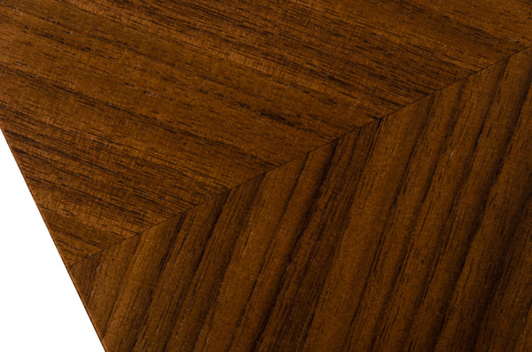 Ackley Modern Walnut Rectangular Dining Table