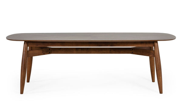 Modrest Ackley Modern Walnut Rectangular Dining Table Model VGMAMIT-8117
