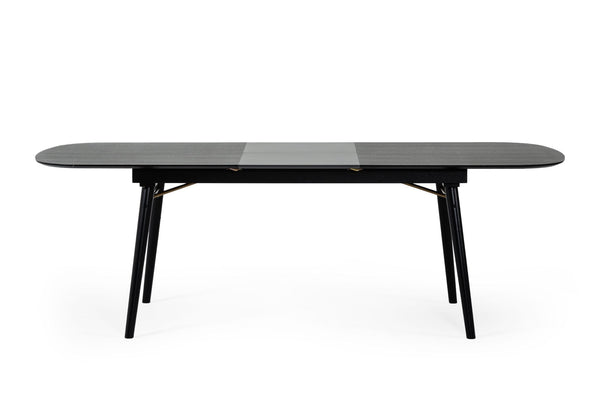 Modrest Addax Modern Black Extendable Dining Table Model VGMAMIT-8109