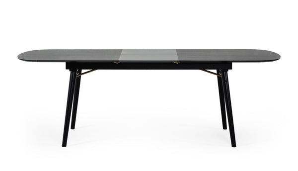 Modrest Addax Modern Black Extendable Dining Table Model VGMAMIT-8109