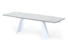 Modrest Encanto Modern White Ceramic Dining Table Model VGNS8762-DT