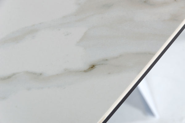 Modrest Encanto Modern White Ceramic Dining Table Model VGNS8762-DT