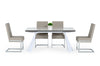 Modrest Encanto Modern White Ceramic Dining Table Model VGNS8762-DT