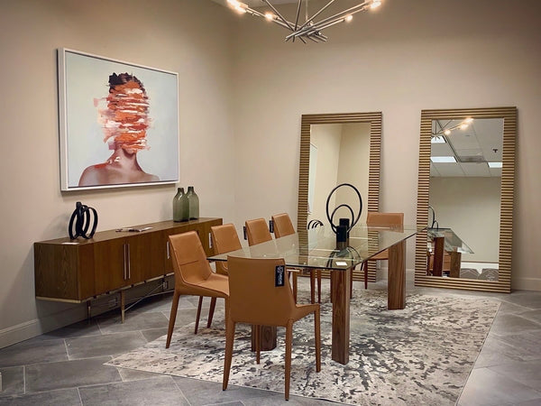 Modrest Helena Modern Extendable Glass Dining Table LargeModel VGEWD2048MA