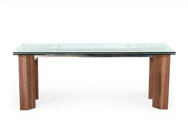 Modrest Helena Modern Extendable Glass Dining Table LargeModel VGEWD2048MA