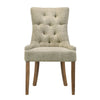 ACME Yotam Beige Fabric & Salvaged Oak Side Chair (Set-2) Model 77162