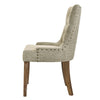 ACME Yotam Beige Fabric & Salvaged Oak Side Chair (Set-2) Model 77162