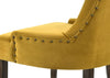 ACME Farren Yellow Velvet & Espresso Side Chair (Set-2) Model 77163