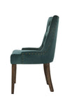 ACME Farren Green Velvet & Weathered Oak Side Chair (Set-2) Model 77166