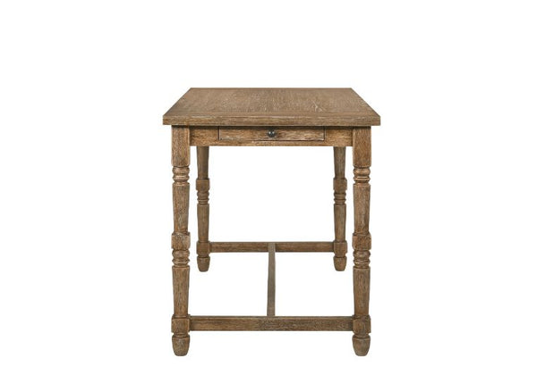 ACME Farsiris Weathered Oak Counter Height Table Model 77175