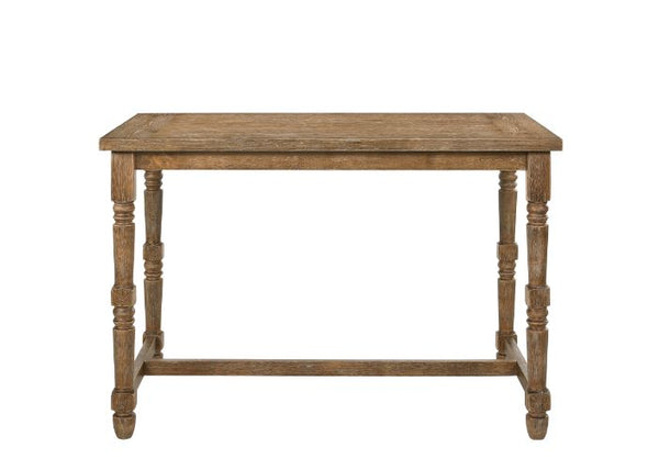 ACME Farsiris Weathered Oak Counter Height Table Model 77175