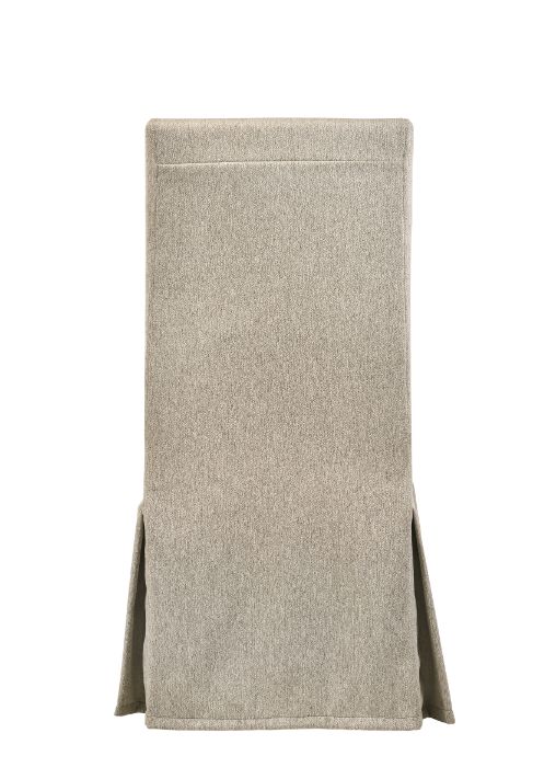 ACME Faustine Tan Fabric & Salvaged Light Oak Side Chair (Set-2) Model 77188