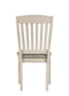 ACME Fedele Tan Fabric & Cream Side Chair (Set-2) Model 77192