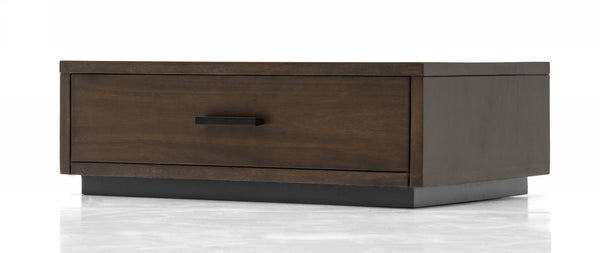 Fantasia Contemporary Dark Walnut Nightstand
