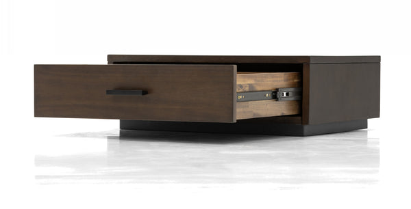 Fantasia Contemporary Dark Walnut Nightstand