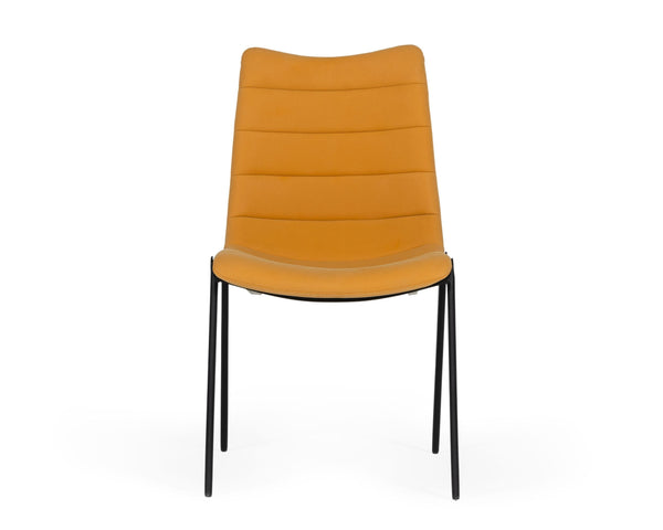 Modrest Hubbell Industrial Tan Eco Leather Dining Chair (Set Of 2) Model VGHR3520