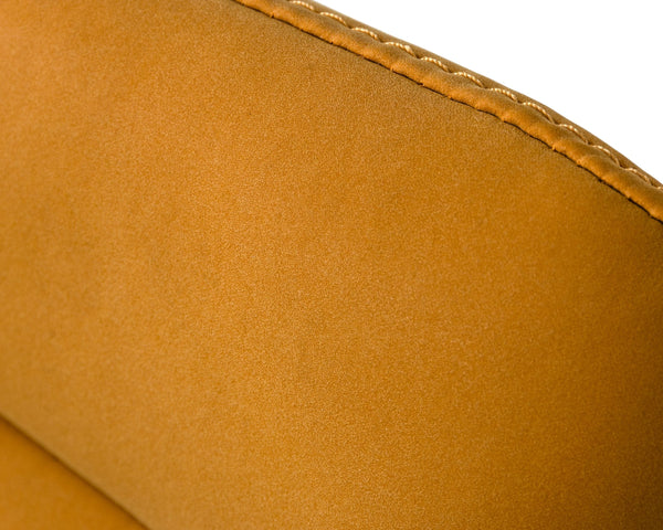 Modrest Hubbell Industrial Tan Eco Leather Dining Chair (Set Of 2) Model VGHR3520