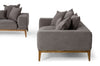 Divani Casa Corina Modern Grey Fabric Sofa Model VGUIMY694
