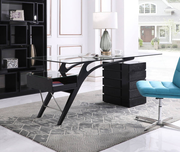 Suffolk Contemporary Black Ash Desk