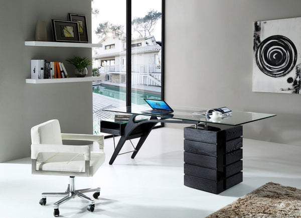 Suffolk Contemporary Black Ash Desk