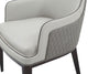 Modrest Maxwell Glam Beige And Grey Dining Chair Model VGVCB8766W