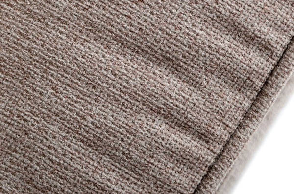 Divani Casa Lloyd Modern Light Brownfabric Sectional With Three Recliners Model VGKMKM.510H-SECT