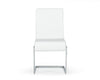 Modrest Batavia Modern White & Stainless Steel Dining Chair (Set Of 2) Model VGEWF3131BK-WHT