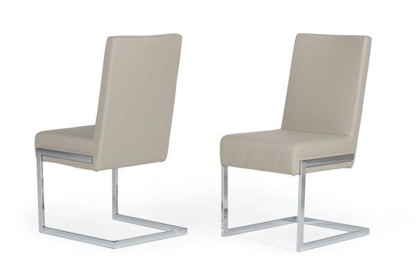 Modrest Batavia Modern Grey Dining Chair (Set Of 2) Model VGEWF3131BL-GRY
