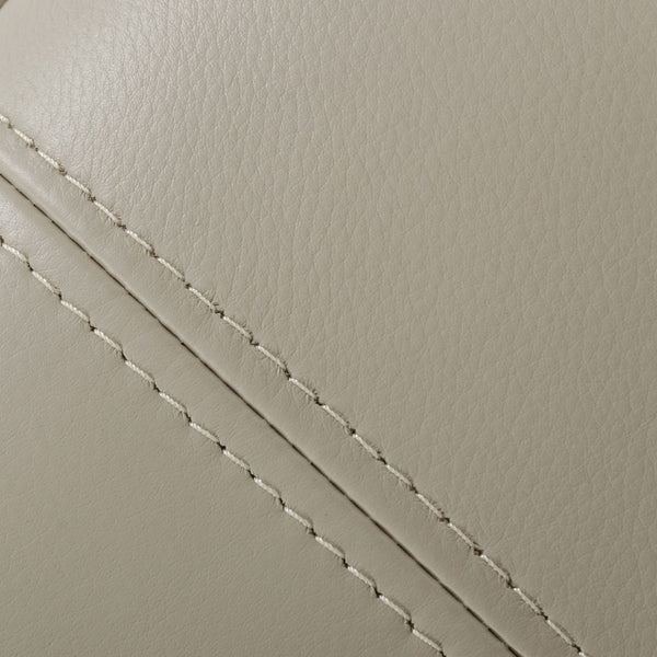 Sherry Modern Grey Leather Right Facing Sectional Sofa