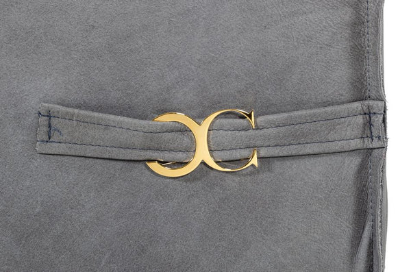 Lamod Italia Hollywood Eastern King Italian Contemporary Grey Leather Bed Model VGDDHOLLYWOOD-EK-EK