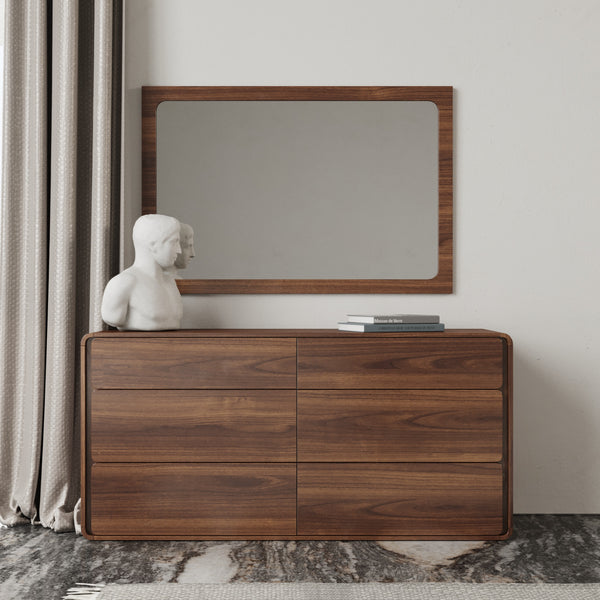 Dustin Modern Walnut Dresser