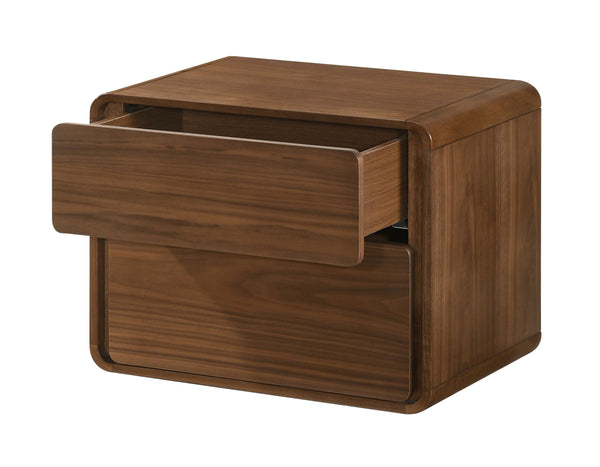 Dustin Modern Walnut Nightstand
