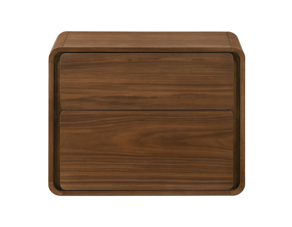Dustin Modern Walnut Nightstand