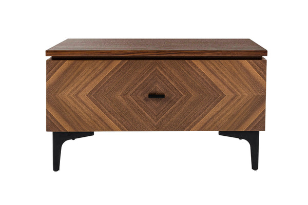 Paula Mid-Century Walnut Nightstand