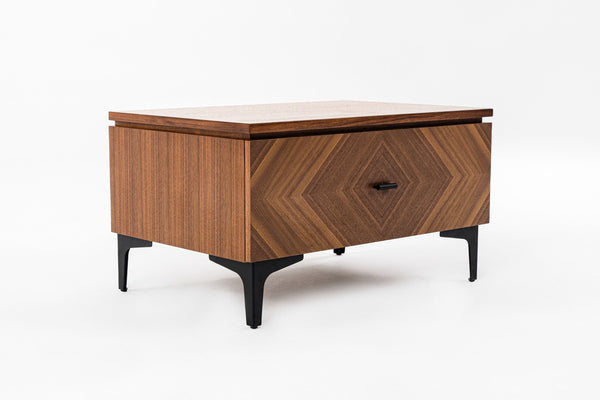 Modrest Paula Mid Century Walnut Nightstand Model VGMABR-103-NS