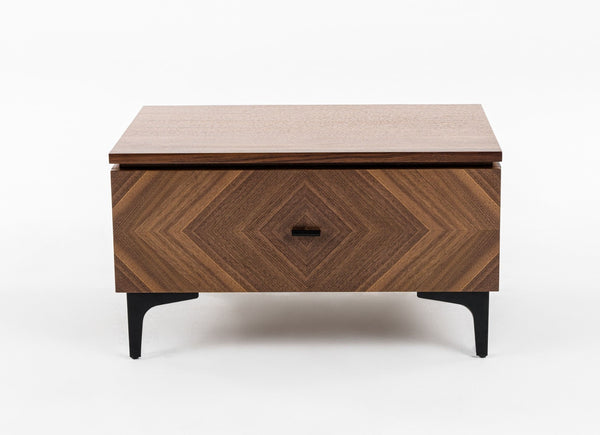 Modrest Paula Mid Century Walnut Nightstand Model VGMABR-103-NS