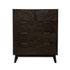 Modrest Daisy Mid Century Dark Acacia Chest Model VGWDKYOTO-CHEST
