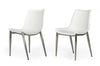 Modrest Frasier Modern White Eco Leather Dining Chair (Set Of 2) Model VGHR3505-WHT