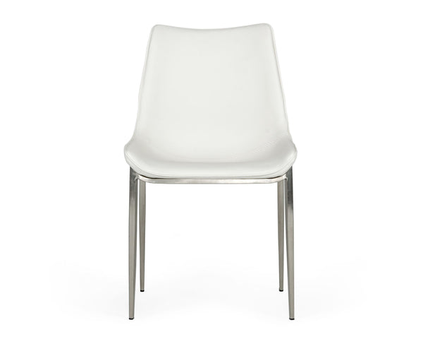 Modrest Frasier Modern White Eco Leather Dining Chair (Set Of 2) Model VGHR3505-WHT