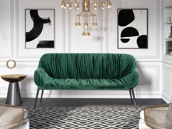 Modrest Katrina Modern Green Fabric Bench Model VGEUMC-9389SF-2-BENCH