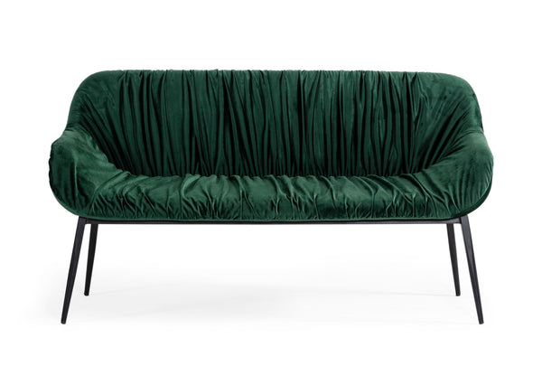 Modrest Katrina Modern Green Fabric Bench Model VGEUMC-9389SF-2-BENCH